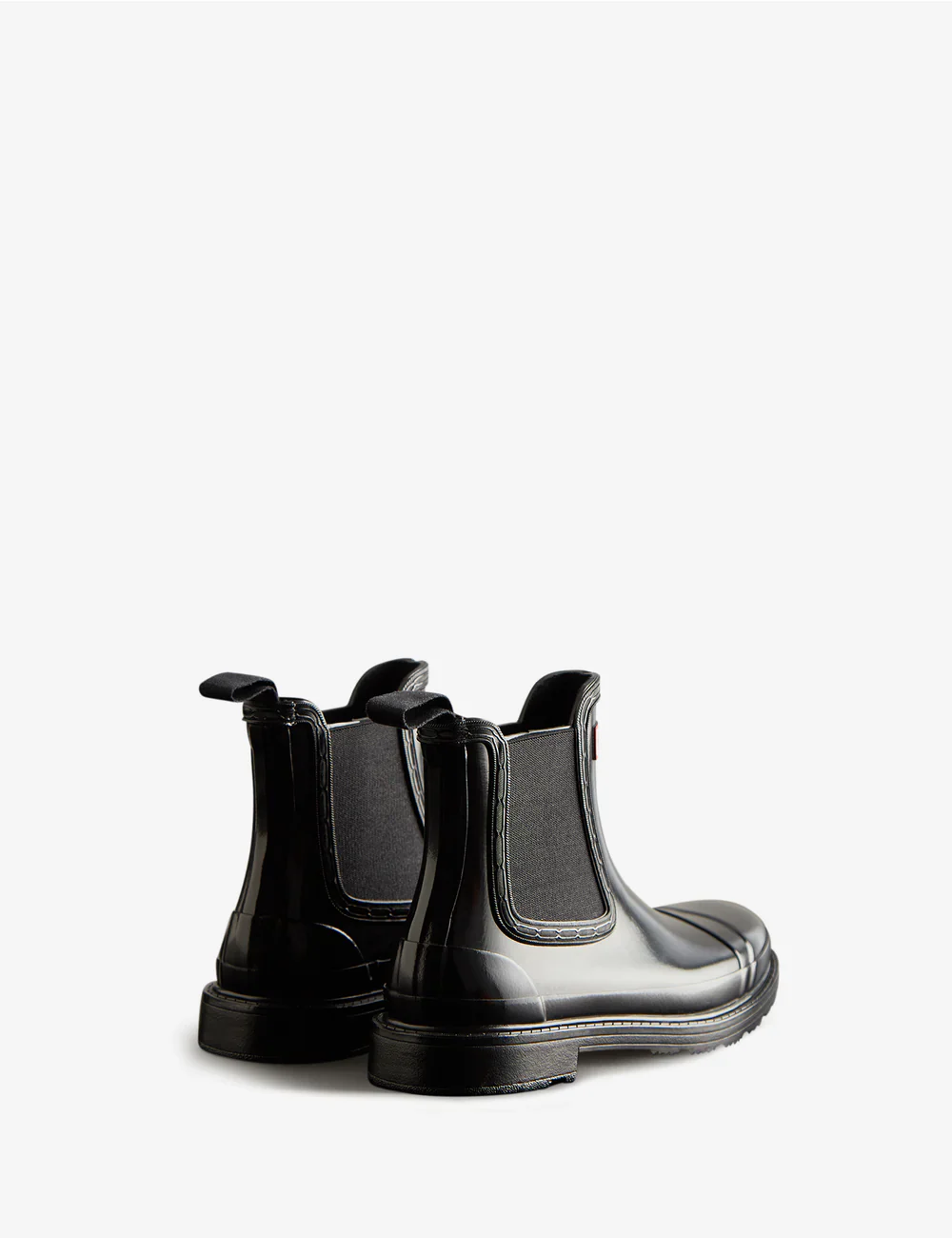 Women's Chelsea Commando Gloss Boot Black - Image 3