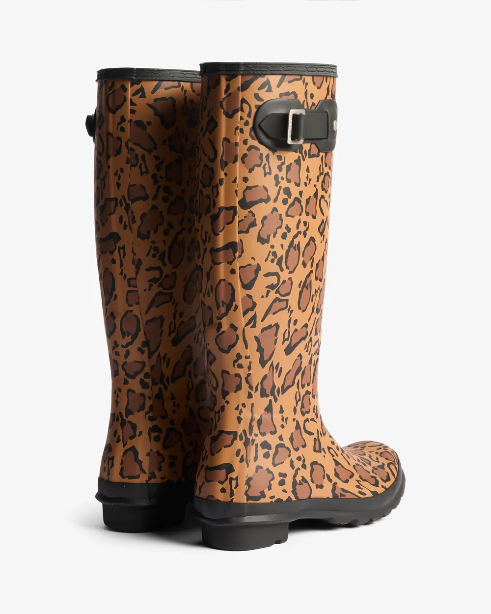 Women's Original Tall Leopard Print Boot Rich Tan/Saddle/Black - Image 3